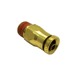 TR14SF18 | Push in Brass Air Male Fitting Straight 1/4" O.D. 1/8" I.D.