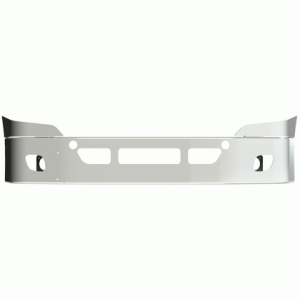 FRCA-30114 | 304 Stainless Steel Complete Bumper 14'', 2008-2017, Freightliner Cascadia