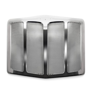 F01297S32 | Grille,with Bug Screen,W/O Emblem,Chrome,peterbilt 579 2022+