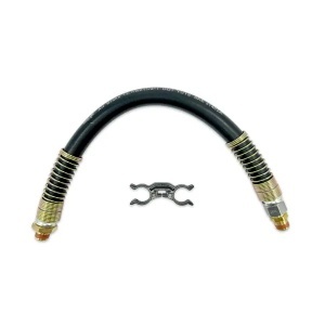 Boyau de frein pneumatique, 20" 1/2" ID boyau, 3/8" NPT raccords, 1 fixe, 1 orientable & séparateur de boyaux