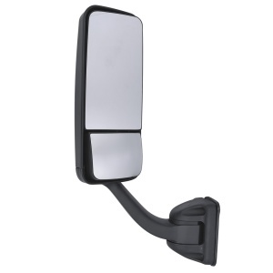 FRCA-0304-L | Freightliner Cascadia Door Mirror Black Driver Side