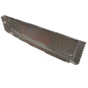 FT123-R | Kenworth T680 Hood Side Air Intake Mesh Screen Passenger Side